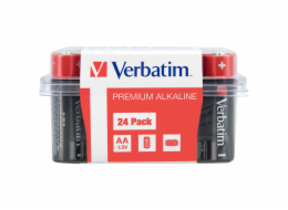 1x24 Verbatim alkalicky Batterie Mignon AA LR6              49505