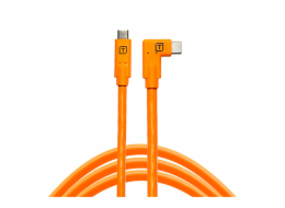 Tether Tools TetherPro USB-C to USB-C Right Angle orange