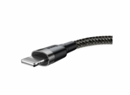 Baseus datový kabel Cafule Lightning 1m 2,4A šedo-černý