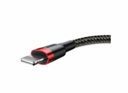 Baseus datový kabel Cafule Lightning 2m 1,5A červeno-černý