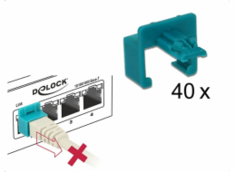 DeLOCK RJ45 Secure Clip, držák