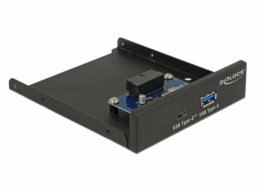 DeLOCK "3.5"" USB 3.1 Gen 1 přední panel 1x USB Type-C + 1x USB Type-A, přední panel"