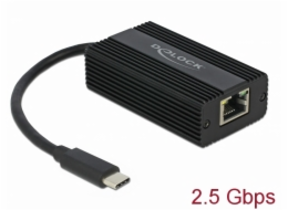 DeLOCK adaptér USB 3.2 Gen 1, zástrčka USB-C > zásuvka RJ-45