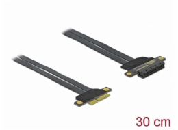 Delock Karta PCI Express Riser x4 na x4, s ohebným kabelem délky 30 cm