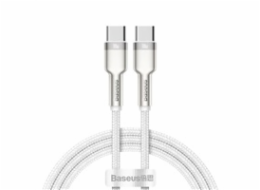 Kabel USB-C na USB-C Baseus Cafule, 100W, 2m (bílý)