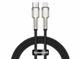 Baseus Cafule Series nabíjecí/datový kabel USB-C na Lightning PD 20W 1m, černá