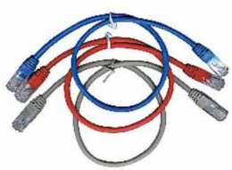 C-Tech CB-PP5-1 patch, Cat5e, UTP, 1m, šedý C-TECH sada 10ks kabelů patchcord Cat5e, UTP, šedý, 1m