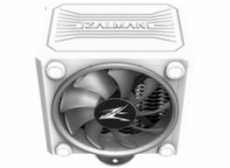 Zalman chladič CPU CNPS16X White / 120 mm ventilátor / 4 heatpipe / RGB / PWM / 165 mm výška / bílý