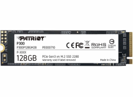 Patriot P300 128GB, P300P128GM28 PATRIOT P300/128GB/SSD/M.2 NVMe/3R