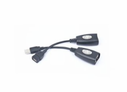 Gembird KAB056C4R USB 2.0, aktivní prodlužka, 30m Gembird USB extender, 30 m