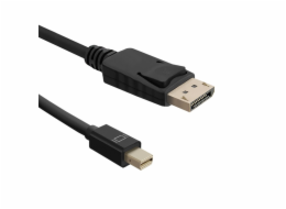 Kabel Qoltec DisplayPort Mini – DisplayPort 1,8 m černý (50434)