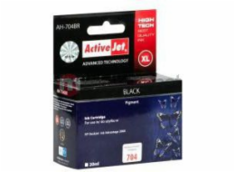 Activejet AH-704BR HP Printer Ink  Compatible with HP 704 CN692AE;  Premium;  20 ml;  black. Prints 70% more.