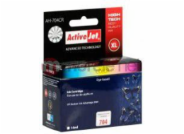 Activejet AH-704CR HP Printer Ink  Compatible with HP 704 CN693AE;  Premium;  21 ml;  colour. Prints 120% more.