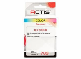 Actis KH-703CR (náhradní inkoust HP 703 CD888AE; standardní; 12 ml; barevný)