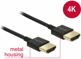 Delock HDMI na HDMI kabel 1m černý (84771)