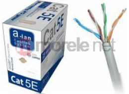 F / UTP kat.5E Kabel Eca 24AWG LSOH 305m - záruka 25 let