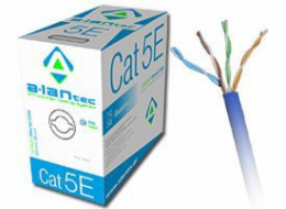 ALANTEC U/UTP cat.5e PVC Eca 4PR 305m cable (BLUE sheath)