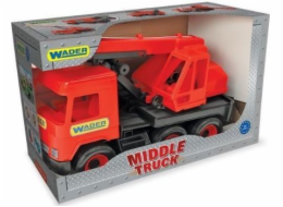 Wader Middle truck – červená míchačka na beton (234776)