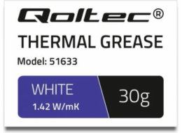 QOLTEC 51633 Qoltec teplovodivá pasta 1.42 W/m-K 30g White