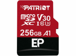 Patriot EP Series MicroSDXC 256GB Class 10 UHS-I/U3 A1 V30 karta (PEF256GEP31MCX)