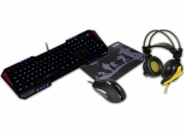 iBOX Aurora Gaming SET-1 + sluchátka + podložka (IZGSET1)