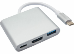 AKYGA HUB USB TYPE C/USB 3.0/USB C/HDMI AK-AD-57