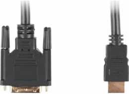 Lanberg HDMI kabel - DVI-D 1,8m černý (CA-HDDV-10CC-0018-BK)