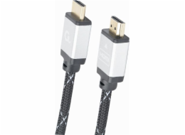 Gembird kabel HDMI High speed (M - M), série Select Plus, Ethernet, pozlacené konektory, 1 m