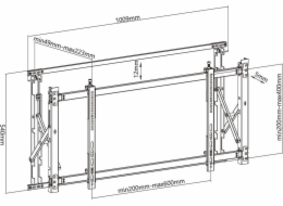 Uchwyt do TV 46-52 Digital Signage MC-845 