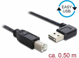 Delock Easy USB Type-B USB kabel 0,5 m černý (85167)