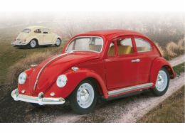 Jamara VW Beatle 1:18, 27 MHz, červená (405110)