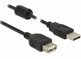 Delock USB kabel USB-A - USB-A 2 m černý (84885)