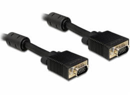 Delock 82560 SVGA Kabel SVGA Connector na konektoru SVGA 10 m Černá