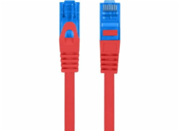 LANBERG PATCHCORD S/FTP CAT.6A 2M RED LSZH