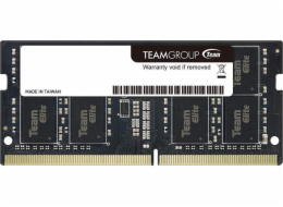 Paměť pro notebook Team Group Elite, SODIMM, DDR4, 8 GB, 2666 MHz, CL19 (TED48G2666C19-S01)