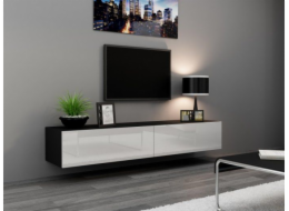 Cama TV Stand VIGO  180  30/180/40 black/white gloss