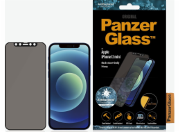 Tvrzené sklo PanzerGlass pro iPhone 12 Mini Privacy Black (P2710)