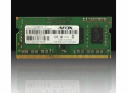 Paměť notebooku AFOX SODIMM, DDR3L, 8 GB, 1333 MHz, (AFSD38AK1L)