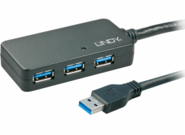 USB 3.2 Gen 1 Aktivhub Pro, USB-A Stecker > 3x USB-A Buchse, USB-Hub