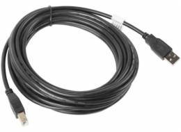 Lanberg 2.0 AM-BM 5M USB kabel (CA-USBA-10CC-0050-BK)