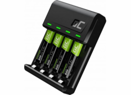 Nabíječka Green Cell GC VitalCharger a 4x AAA / HR03 800mAh dobíjecí baterie