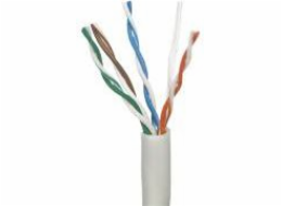 Stranded U / UTP kabel Cat.5E Fca 26 / 7AWG PVC Grey 100m - záruka 25 let