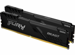 Kingston FURY Beast/DDR4/8GB/2666MHz/CL16/2x4GB/Black