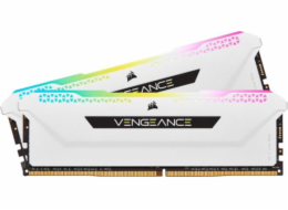 Paměť Corsair Vengeance RGB PRO SL, DDR4, 16 GB, 3200 MHz, CL16 (CMH16GX4M2E3200C16W)