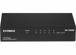 Edimax GS-1005E network switch Unmanaged Gigabit Ethernet (10/100/1000) Black