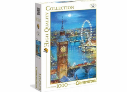 Clementoni Clementoni Puzzle 1000el sněhové vločky na Big Ben 39319