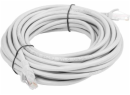 Lanberg RJ-45 / RJ-45 Cat 6 šedá 10m (PCU6-10CC-1000-S)