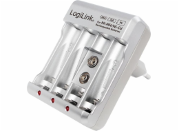 LogiLink Nabíječka LOGILINK - Nabíječka pro Ni-MH / Ni-Cd AA / AAA / 9V baterie