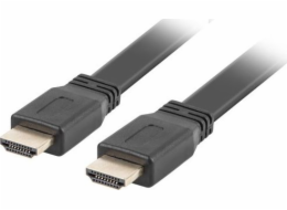 Lanberg CA-HDMI-21CU-0010-BK LANBERG HDMI M / M 2.0 plochý kabel 1m 4K, černý