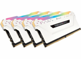 Paměť Corsair Vengeance RGB PRO, DDR4, 32 GB, 3200 MHz, CL16 (CMW32GX4M4C3200C16W)